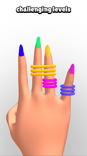 Rubber Band Sort Screen 3