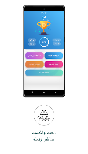 Android application Fobe Learn screenshort