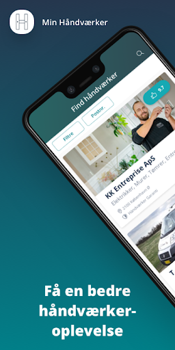 Android application Min Håndværker screenshort