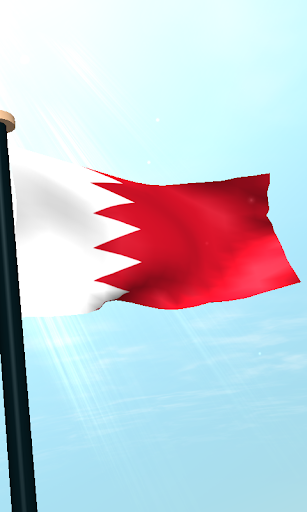Bahrain Flag 3D Free Wallpaper