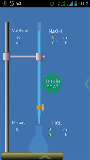 Acid - Base Titration (Pro) Screen 2