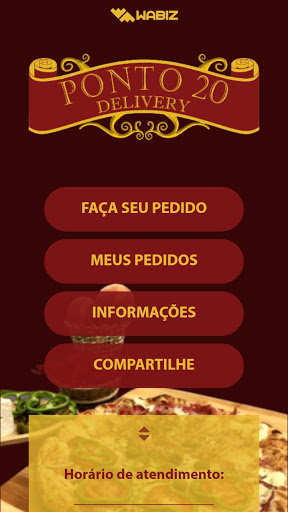 Android application Pizzaria Ponto 20 screenshort
