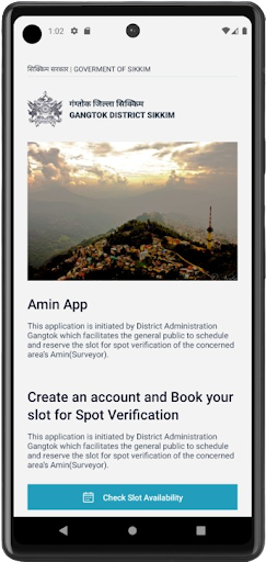 Android application Amin App - Gangtok screenshort