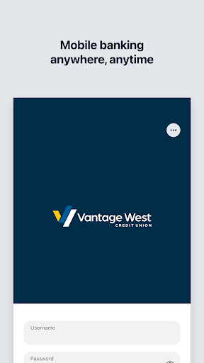 Android application Vantage West Credit Union screenshort