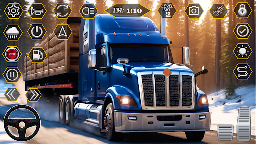 Android application US Truck Cargo Sim Games screenshort