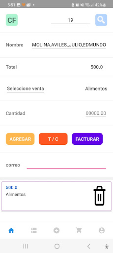 Android application COFIDIAPP screenshort