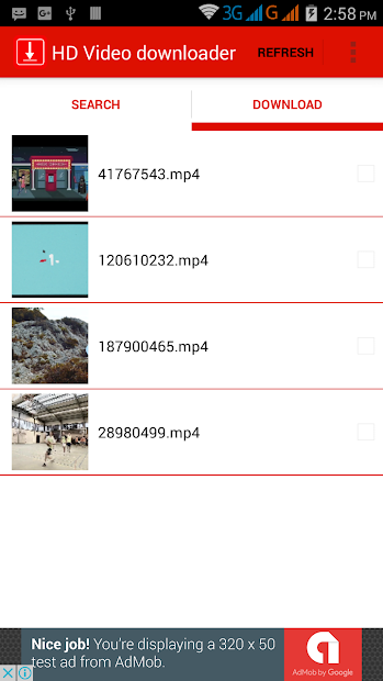 Screenshot 3 HD Video downloader free android