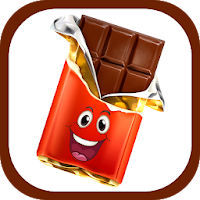 Chocolate stickers and emoji
