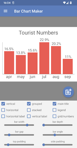 Screenshot of Bar Chart Maker Pro