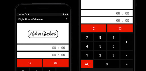 Android application Flight Hours Calculator screenshort