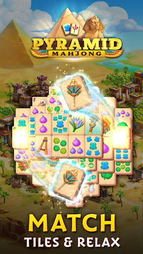 Pyramid of Mahjong: A tile matching city puzzle 1.3.300 screenshots 1