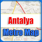 Antalya Turkey Metro Map Offline