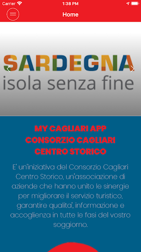 MY CAGLIARI APP Screen 2