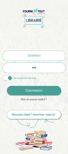 Android application FOURNITOUT screenshort