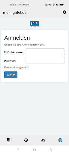 gnTel Callmanager Screen 2