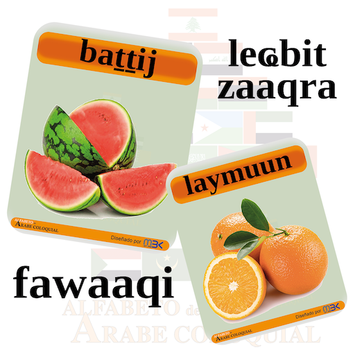 Frutas en Árabe Coloquial logo