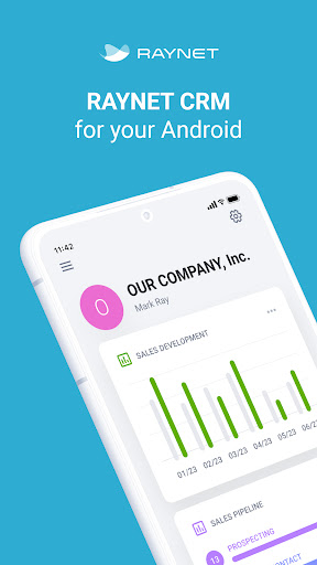 Screenshot of RAYNET CRM
