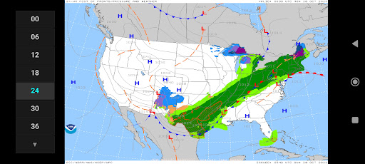 PG Surface Pressure Charts USA Screen 3