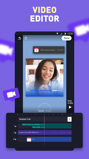 Instories: pembuat kolase cerita insta & edit video