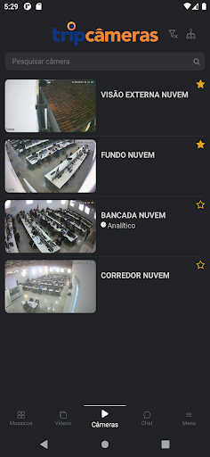 Android application TripCam screenshort