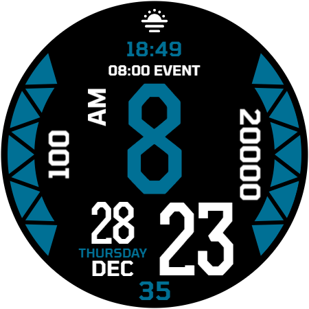 IWF Digi Master II watch face screenshot 25