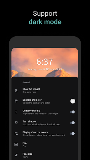 Screenshot of Digital Clock Widget