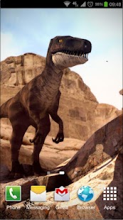 Dinosaurs 3D Pro lwp Screenshot