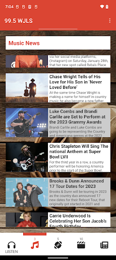 99.5 WJLS Screen 2