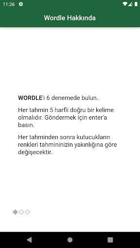 Android application WORDLY - Günün Kelimesini Bul screenshort
