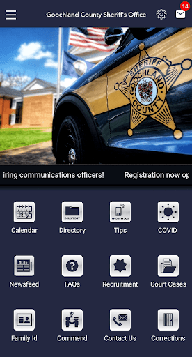 Android application Goochland County Sheriff screenshort
