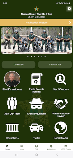 Android application Nassau County Sheriff (FL) screenshort
