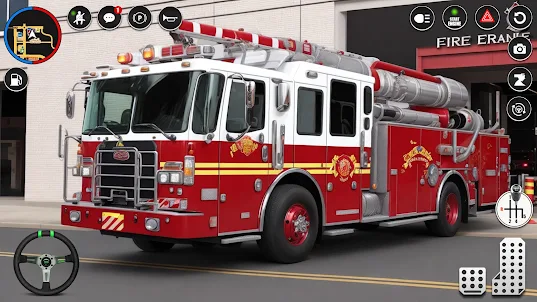 Fireman Truck Rescue Simulator
