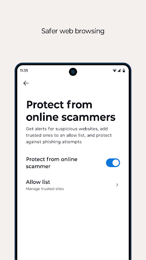 Screenshot of Moto Secure