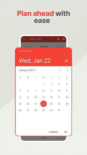 1 Day TODO: Daily Task Manager Screenshot 4 - AppWisp.com