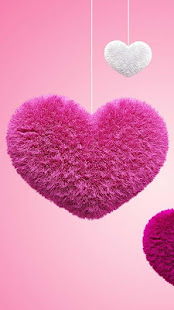 Fluffy Hearts Live Wallpaper