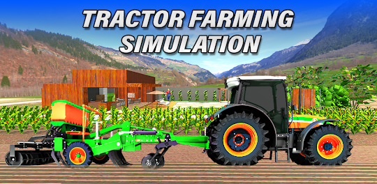 Tracteur Agricole Récolte 3D