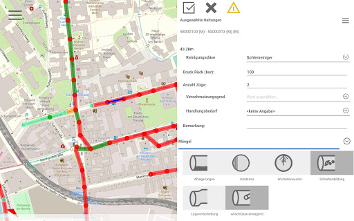 Android application KANDIS App Kanalreinigung screenshort