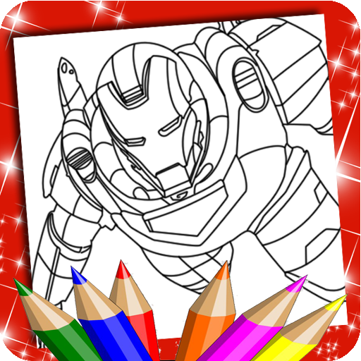 Superhero Coloring Pages logo