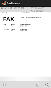 FaxReceive – receive fax phone 3