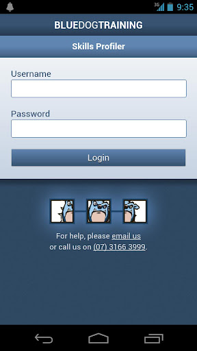 Android application Skills Profiler screenshort