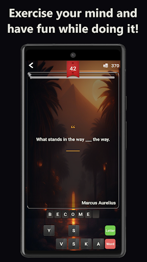 Android application Guess The Quote screenshort