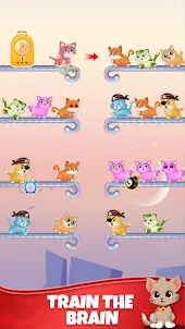 Cat Sort - Match Color Puzzle