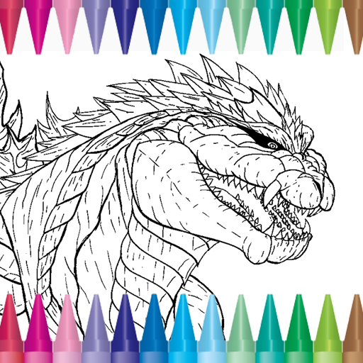 King Kaiju Coloring Book logo