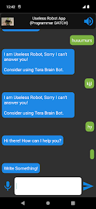 Useless Robot App
