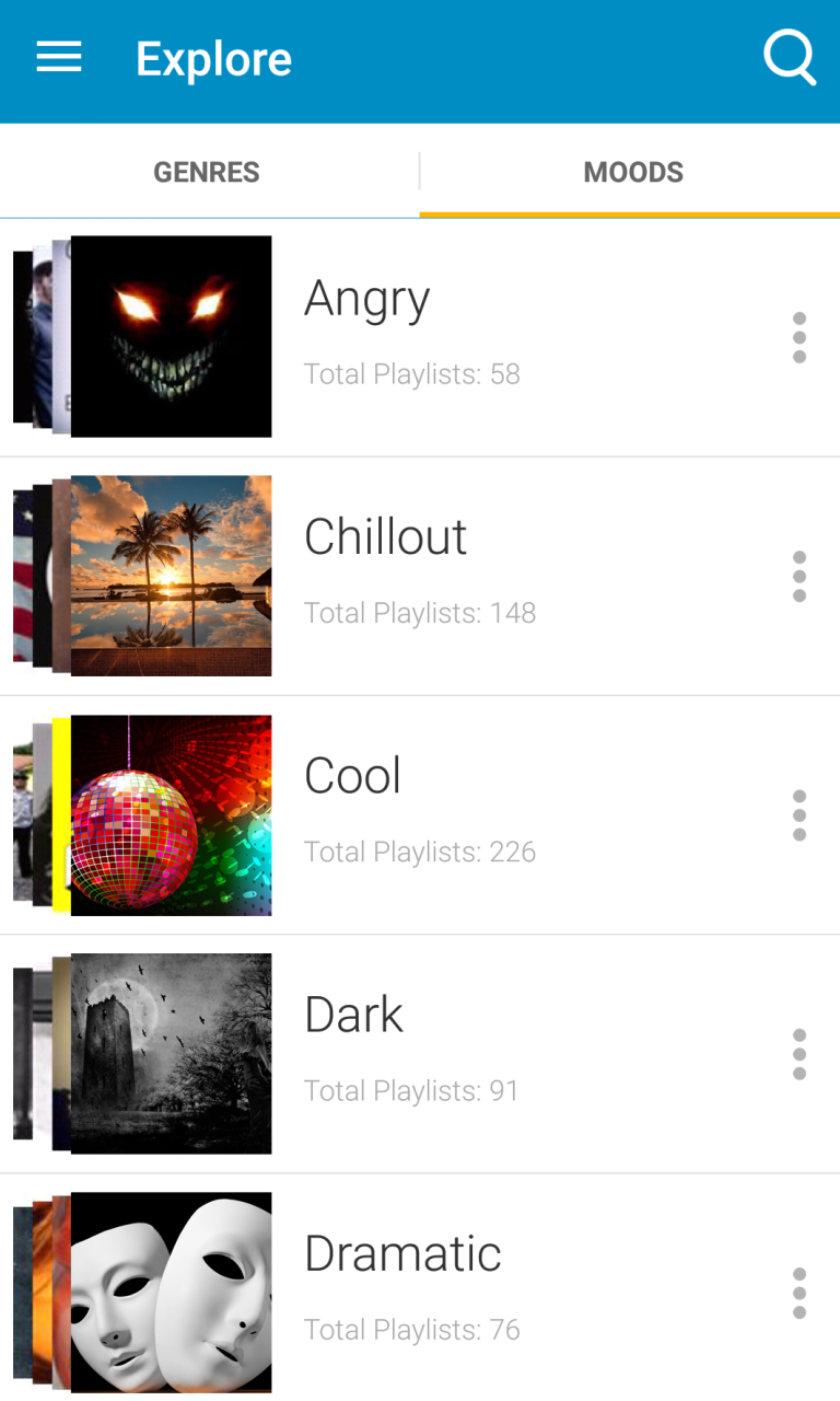Android application PlaYo: Unlimited Music & Radio screenshort