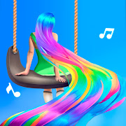 JoJo Dancing Hair Race 3D Game app icon