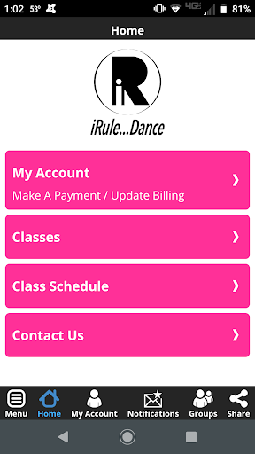 iRule Dance Screen 2