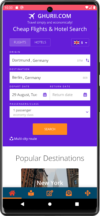 Cheap Flights & Hotel Booking - 5.0.5 - (Android)
