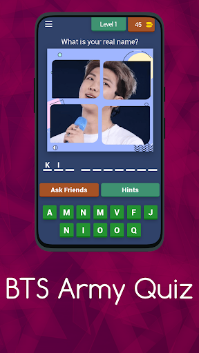 BTS Fan Quiz: Army Edition Mod Mở Khóa Phiên Bản Đầy Đủ