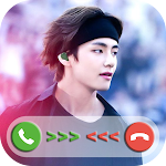 Cover Image of Télécharger BTS V Kim Taehyung Fake Call 2.3 APK